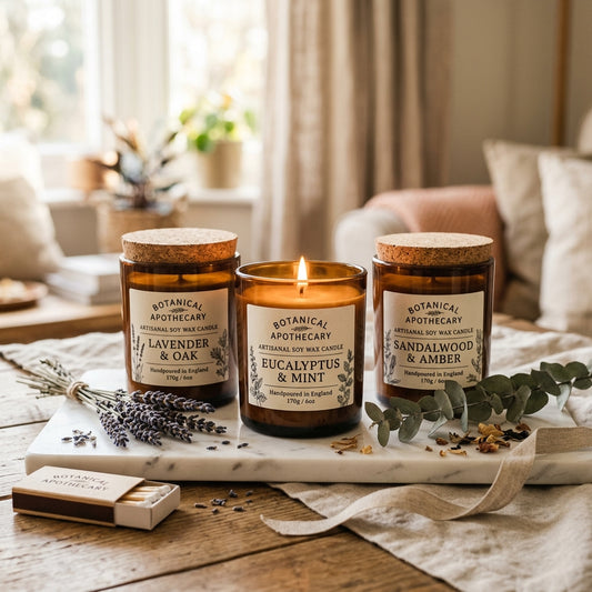 Artisan Soy Wax Candle Set (3 Pack)