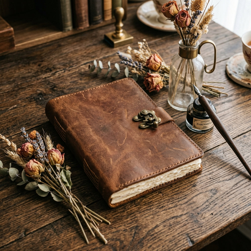 Handcrafted Vintage Leather Journal